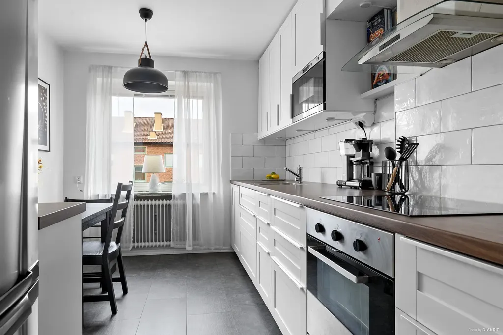 Köök - Two-Bedroom Flat with Balcony in Vänersborg