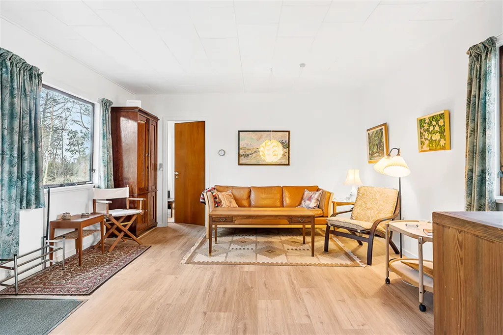 Séjour - Summerhouse with Sea View in Martofte