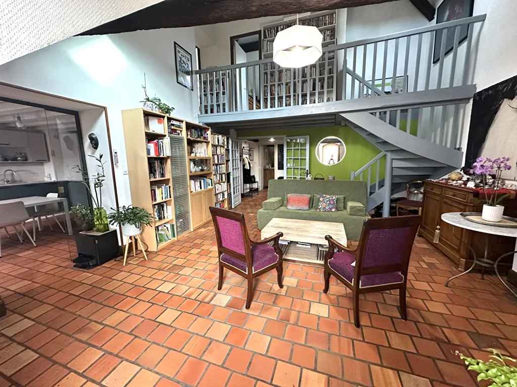 Séjour - Appartement Duplex avec Vue Dégagée à Blois