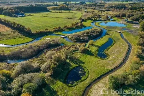 Vue aérienne - Detached House with Large Garden in Grindsted