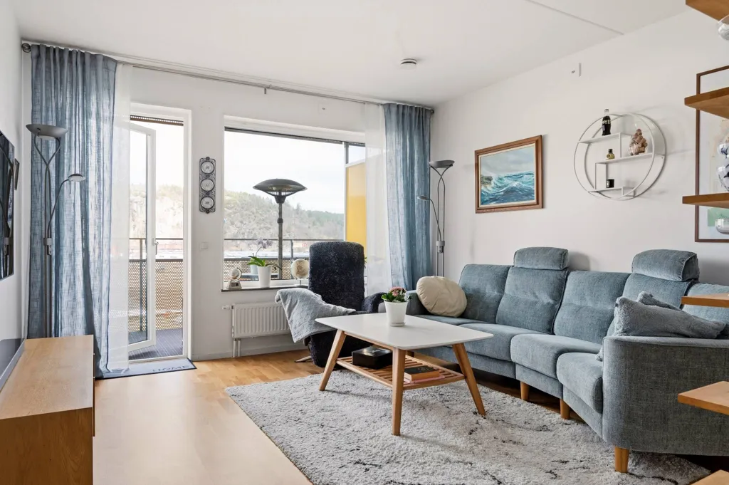 Soggiorno - Modern Flat with Balcony in Göteborg