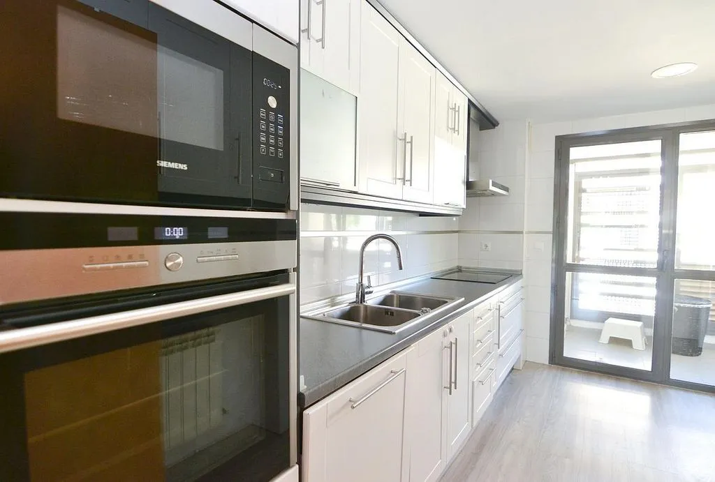 Köök - Apartment with Pool in La Dehesa, Navalcarnero