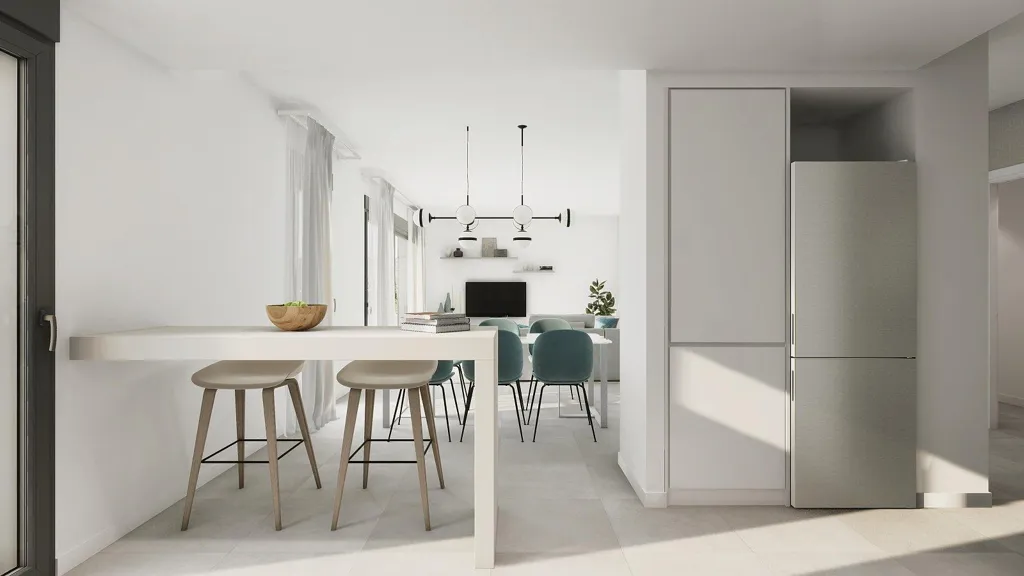 Köök - Energy Efficient Apartment with Beach Terrace in Estepona