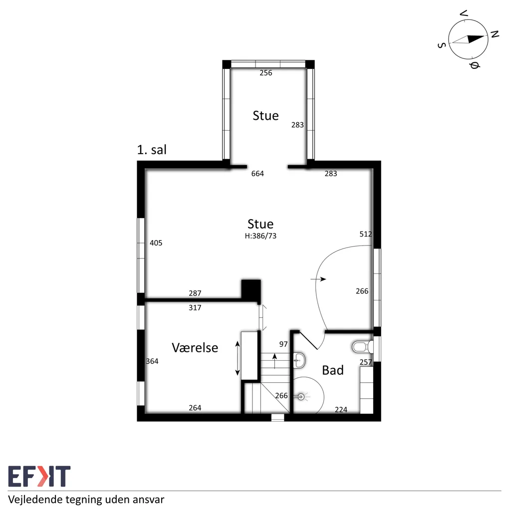 Plan - Villa with Sea View in Bønnerup Strand
