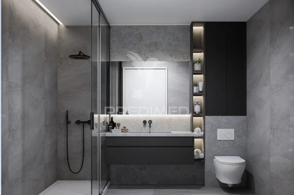 Salles de bain - Apartment with East-Facing Balcony in Maia