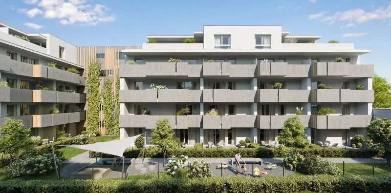 Extérieur - Provisions-Free Apartment with Balcony in Simmering