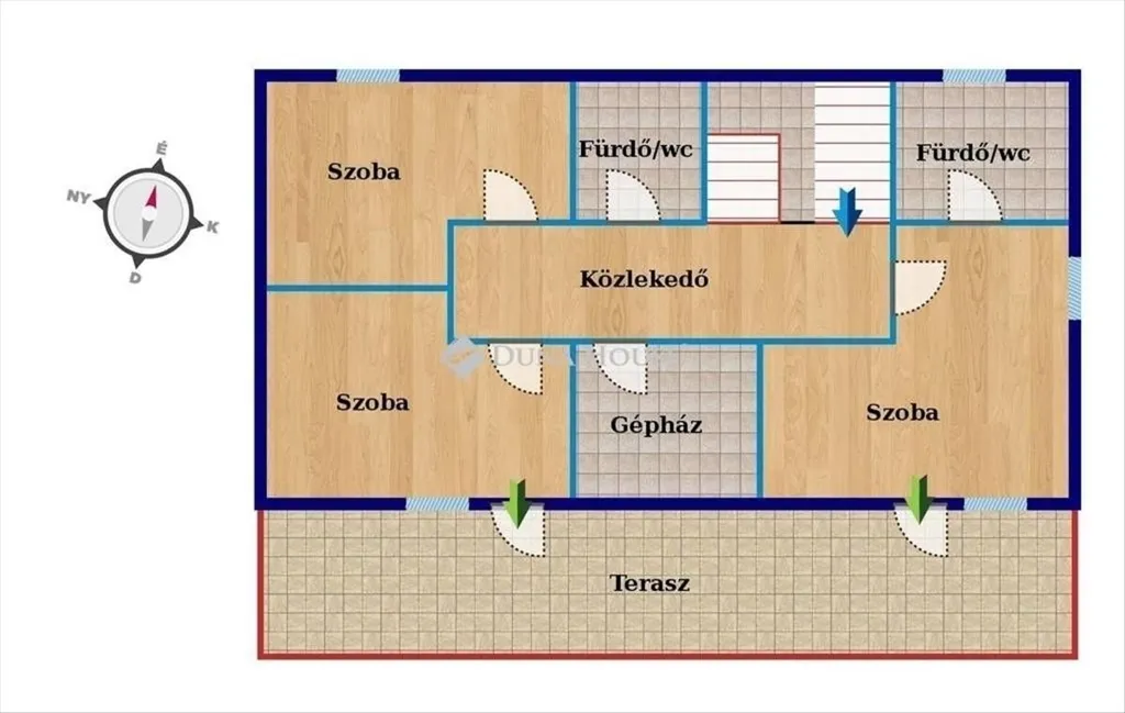 Planimetria - Newly Built Twin House with Garden in Kozármisleny