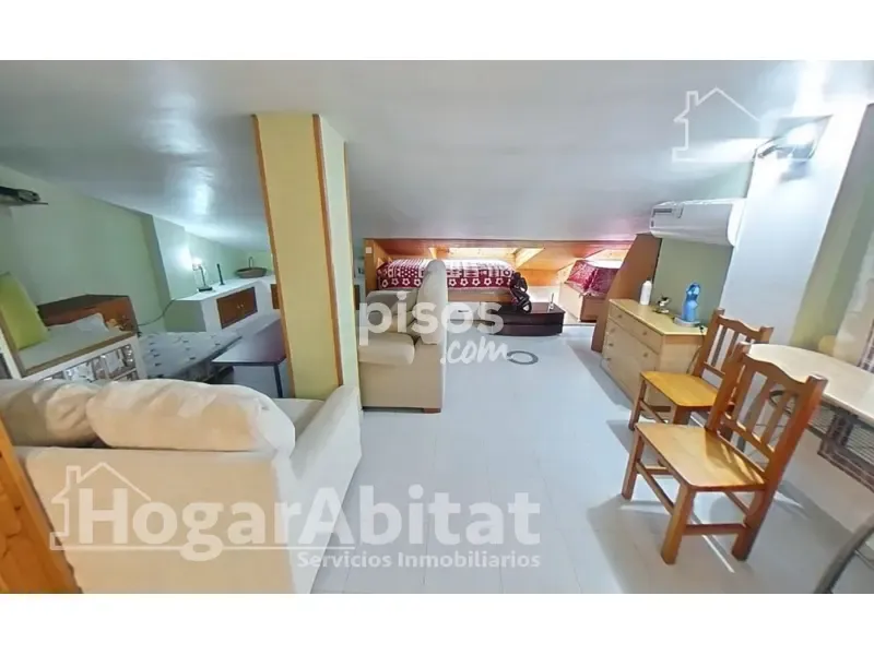 Séjour - Triplex Attic with Terrace in Mislata