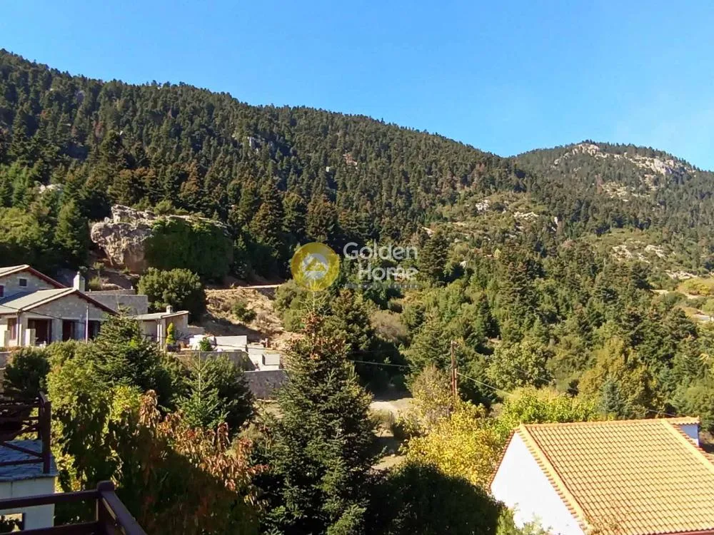 Terrace - Villa with Mountain View in Amfissa