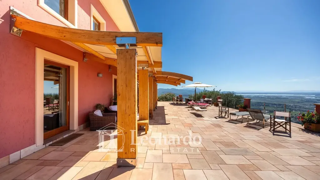 Terrasse - Villa with Sea View in Massarosa