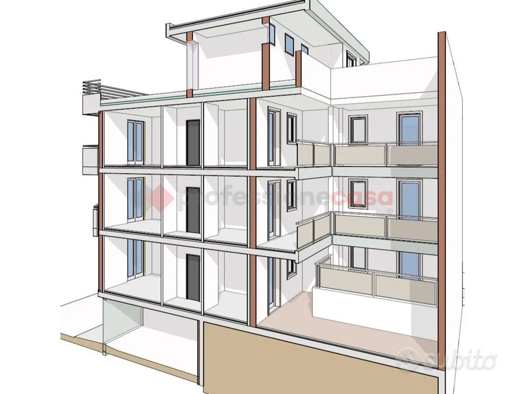 New Apartment with Balcony in Central Grottaglie