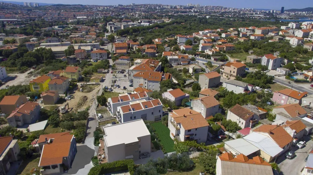Aerial - Newly Built Apartment with Large Terrace in Klis