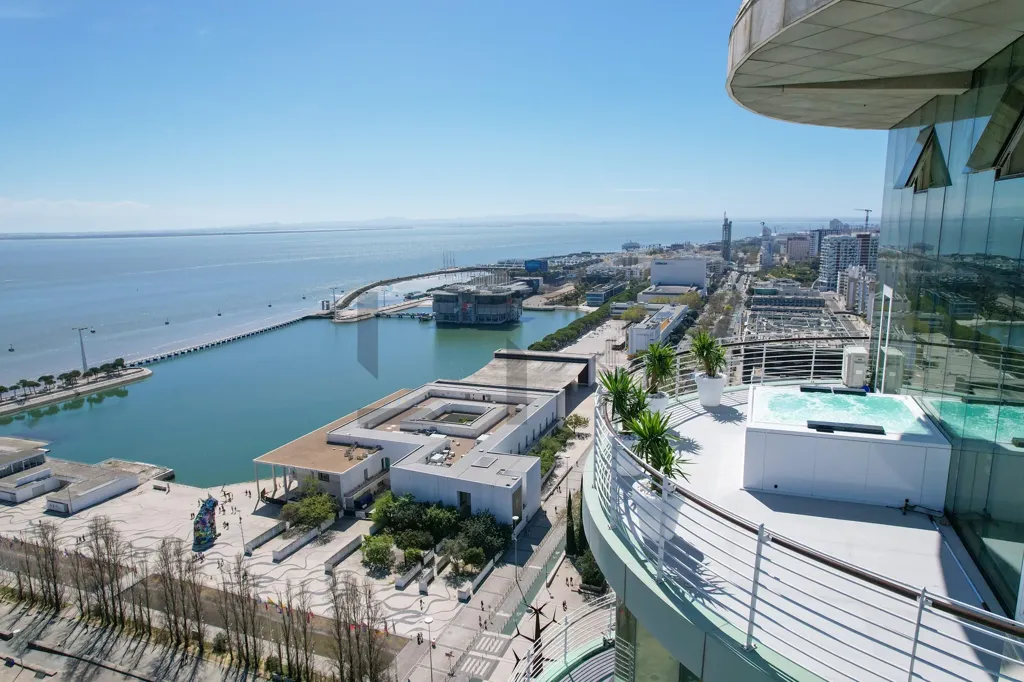 Õhuvaade - Penthouse Duplex with River View in Parque das Nações