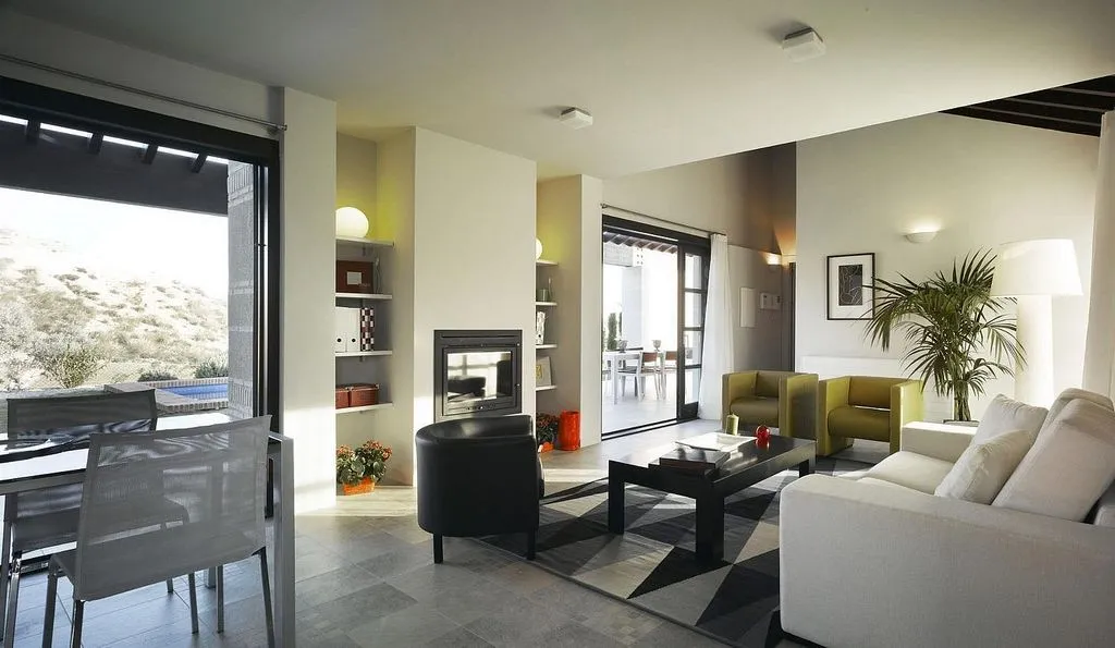 Living Room - Luxury Villa with Pool in Peraleja Golf, Murcia