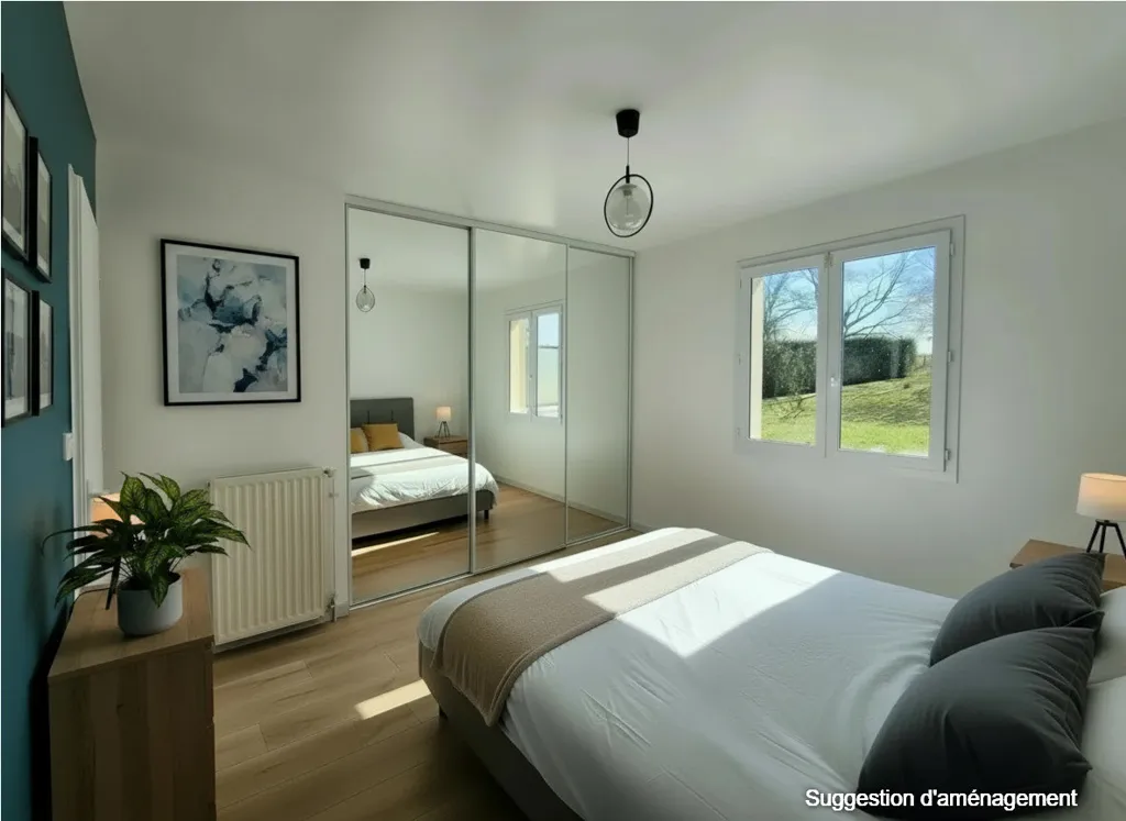 Chambres - Maison avec Piscine et Dépendance à Poucharramet