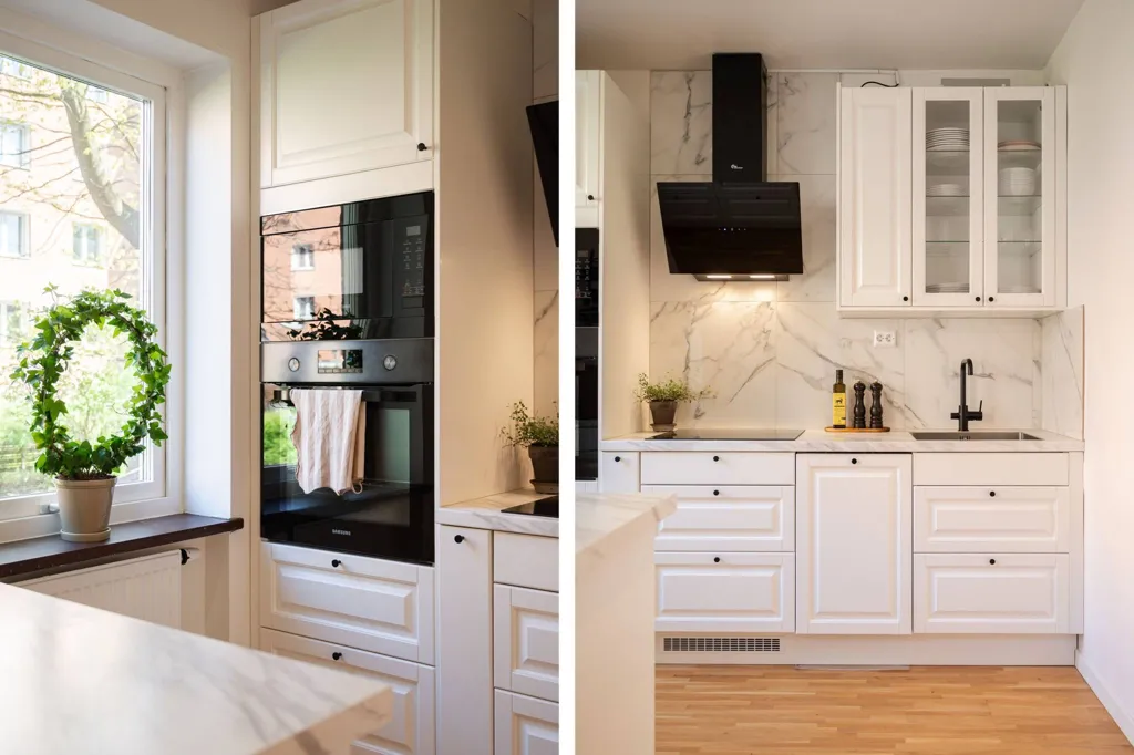 Cuisine - Renovated 2-Bedroom with Balcony in Helsingborg