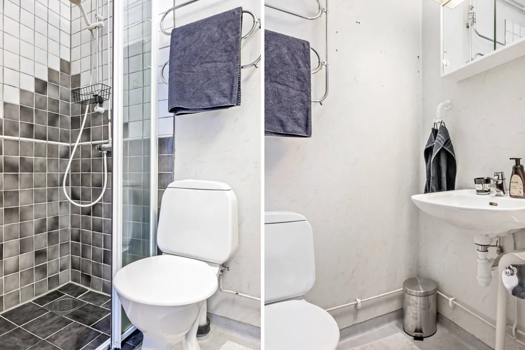 Salles de bain - Efficient Apartment with Garden in Söder, Norrköping