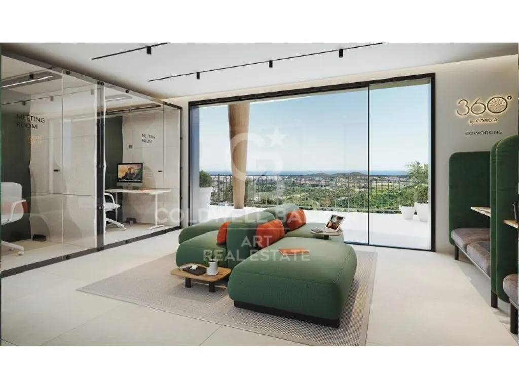 Living Room - Luxury Apartment with Panoramic Views in Mijas