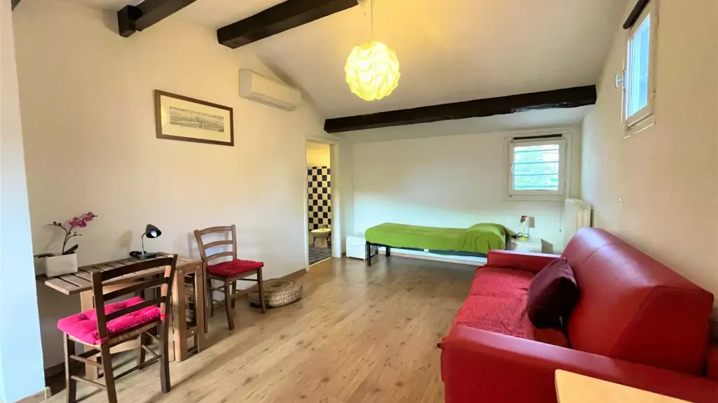Séjour - Bright Studio with Terrace in Florence