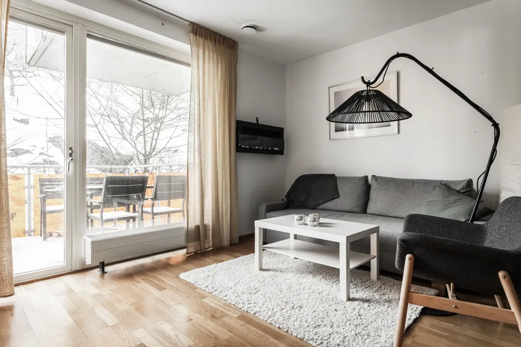 Séjour - Apartment with Balcony and Solari in Eriksberg