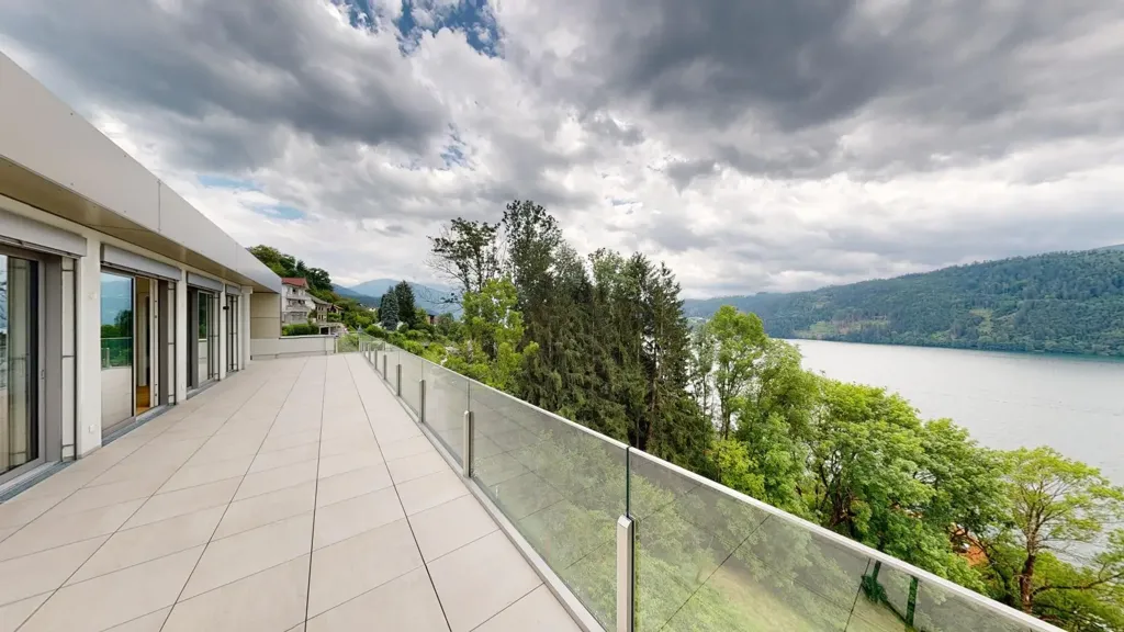 Terrasse - Penthouse with Lake View in Millstatt