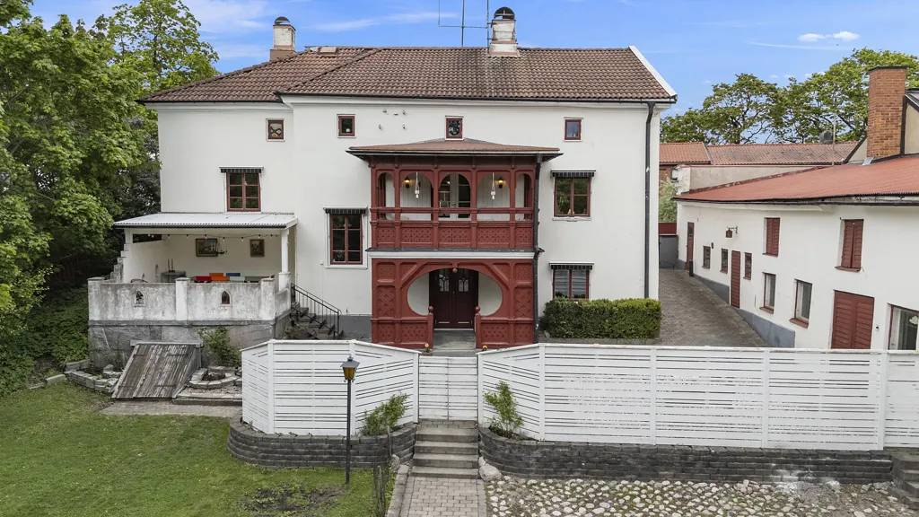 Vista aerea - Charming House with Historic Features in Old Town, Köping