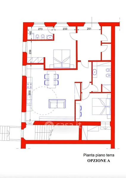 Plan - Historic Millhouse with Original Features in Camaiore