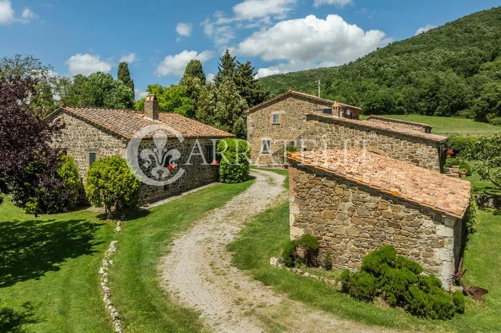 Vue aérienne - Luxury Farmhouse with Pool in Sarteano
