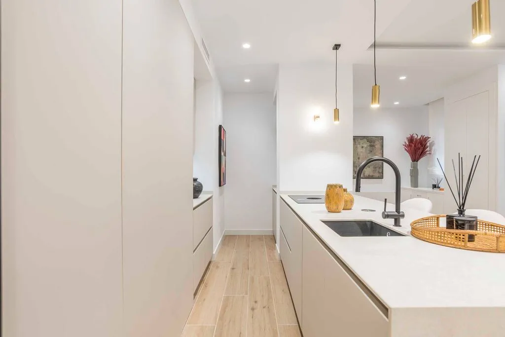 Cuisine - Renovated Flat with City View in Madrid