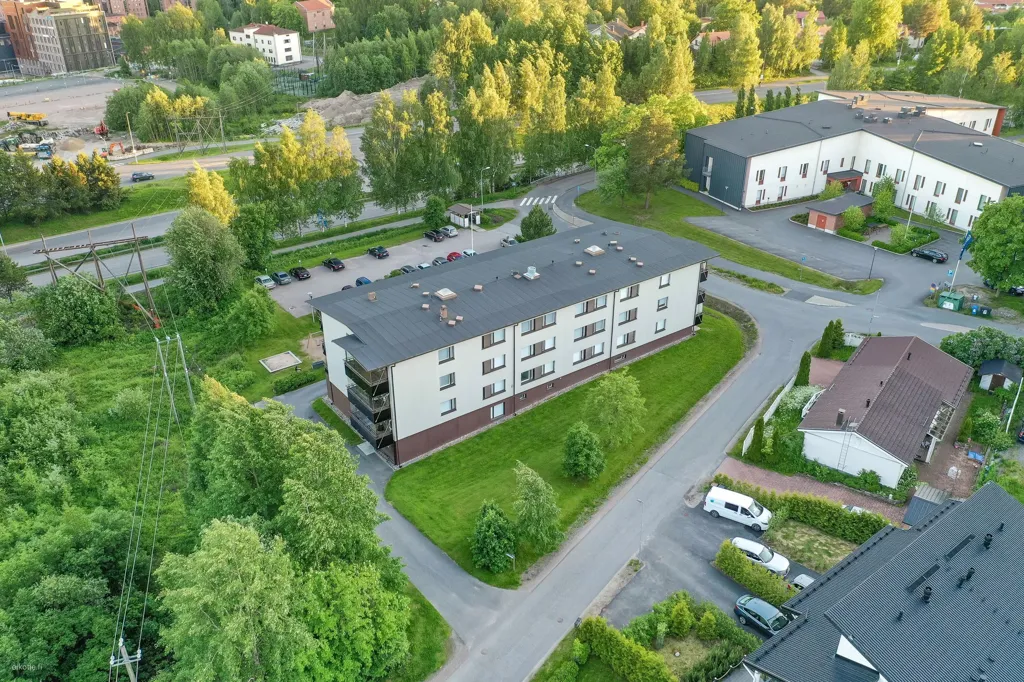 Vista aerea - Modern Apartment with Balcony in Jyväskylä