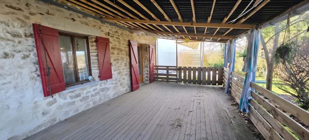 Terrass - Renovated House with Pool in Le Buis