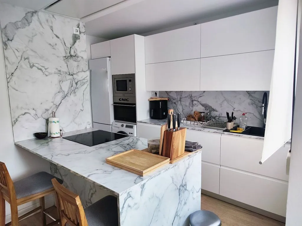 Cuisine - Modernised Flat with Terrace in Palencia Centre