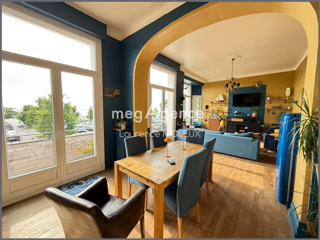 Salle à manger - Appartement Vue Mer avec Balcon à Boulogne-sur-Mer