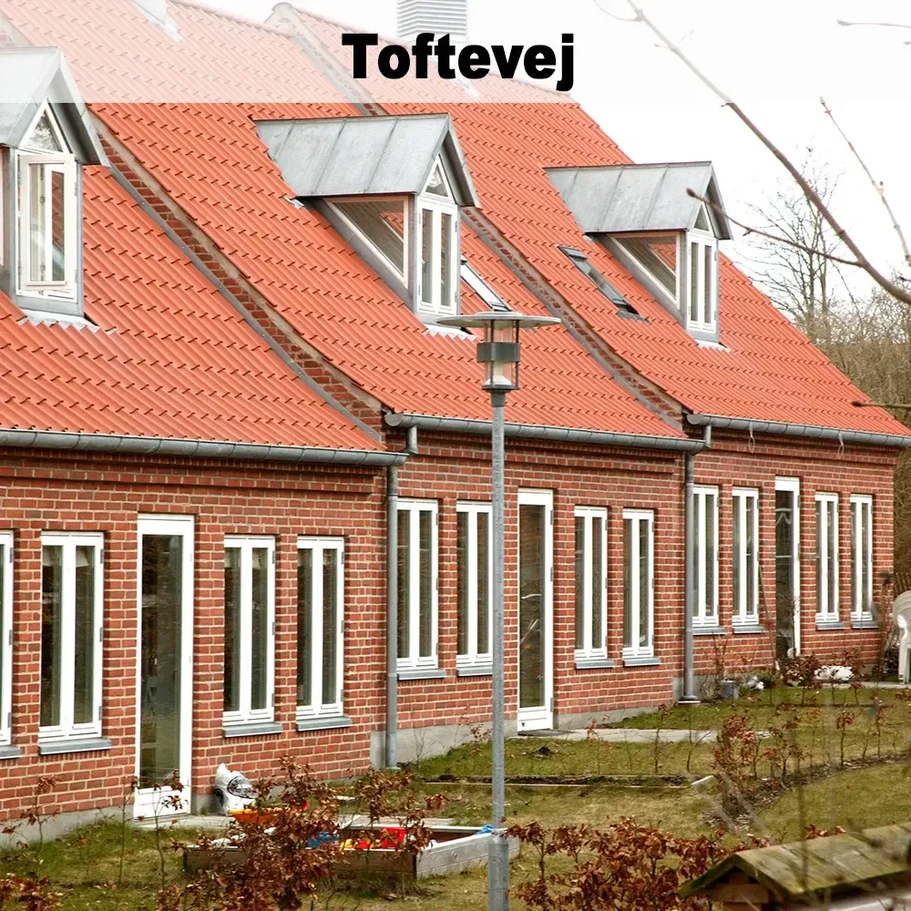 Vue aérienne - 3-Bedroom Terraced House in Brovst