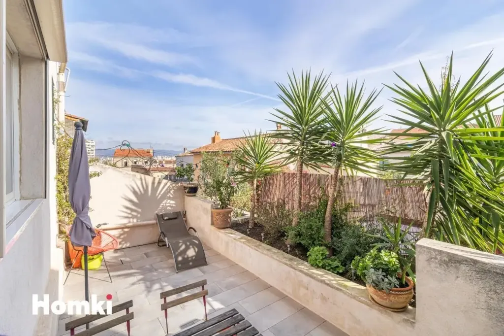 Terrasse - Appartement Traversant avec Terrasse à Marseille 13007