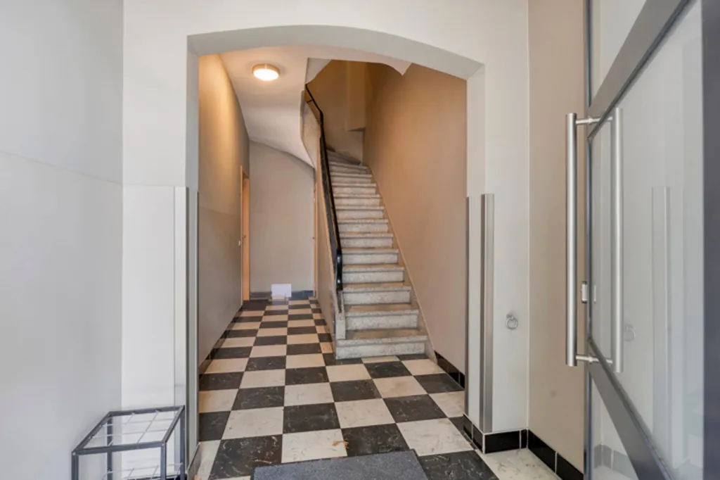 Entrée - Appartement de rez-de-chaussée avec grande terrasse à Zellik