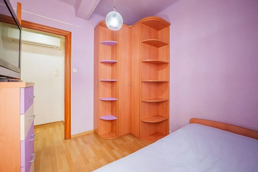Chambres - 3-Bed Apartment with A/C in Zaragoza