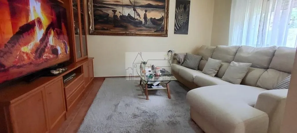 Living Room - Chalet with Garden and Garage in Moaña