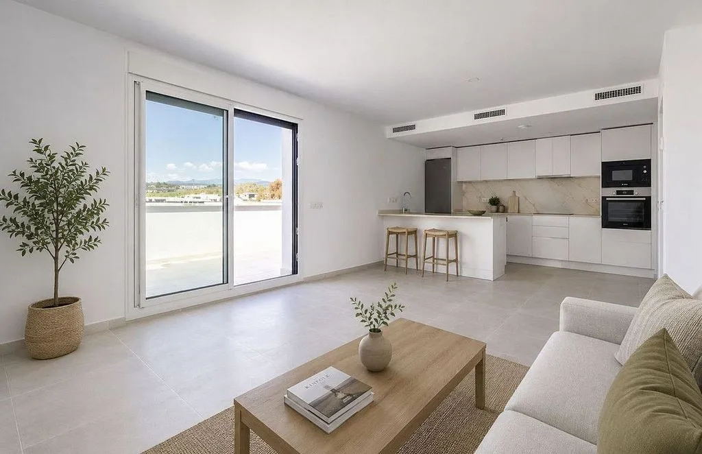 Séjour - Contemporary Penthouse with Pool in La Cala Golf