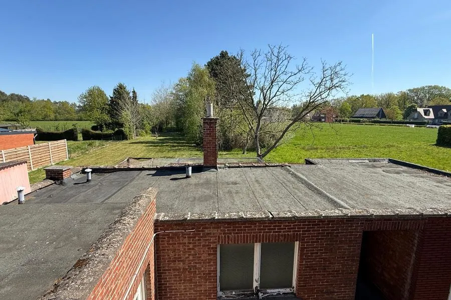 Aerial - Renovatable House with Garden in Baal