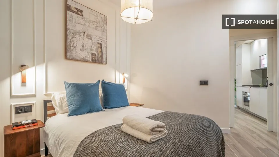 Chambres - 1-Bedroom Apartment in Embajadores, Madrid