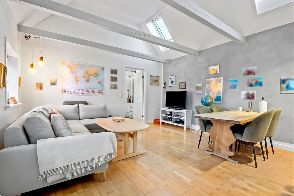 Séjour - Appartement 2 pièces à Glumsø