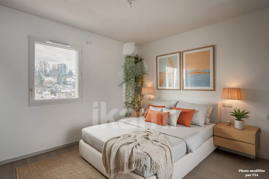 Chambres - Appartement Duplex T5 avec Balcon à Voiron
