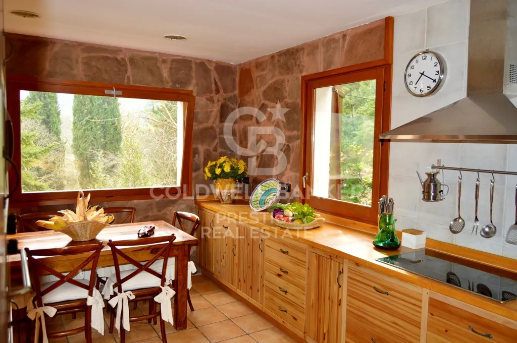Cucina - Luxury Farmhouse with Pool in Castellví de Rosanes