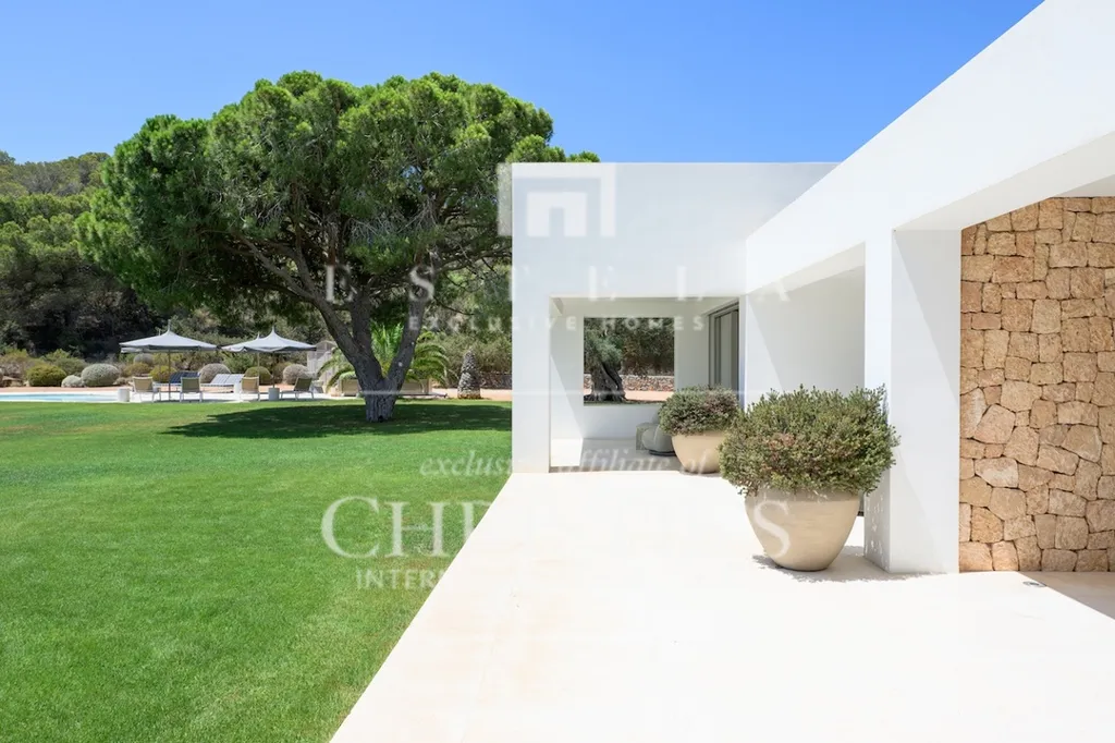 Terrasse - Finca with Sea Views near Ibiza Town