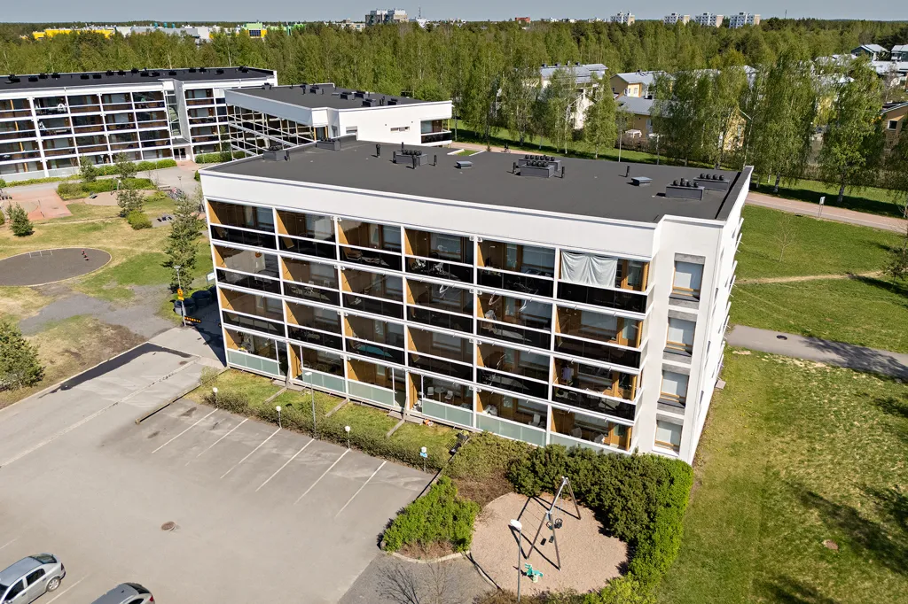 Õhuvaade - Modern Flat with Balcony in Linnanmaa, Oulu