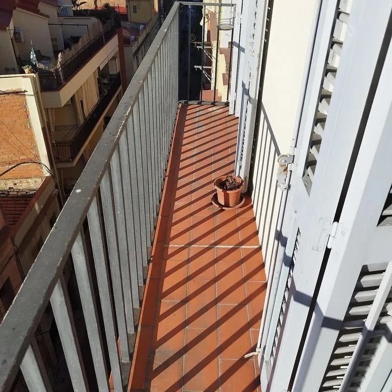 Balcony - Furnished Flat with Balcony in El Clot