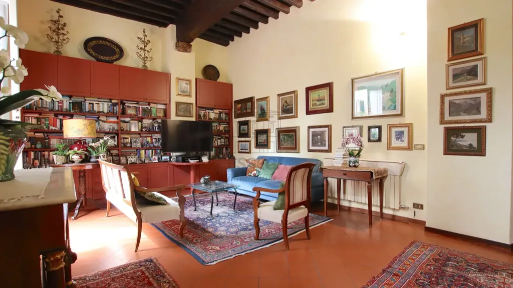 Séjour - Historic Apartment with Terrace in Lucca