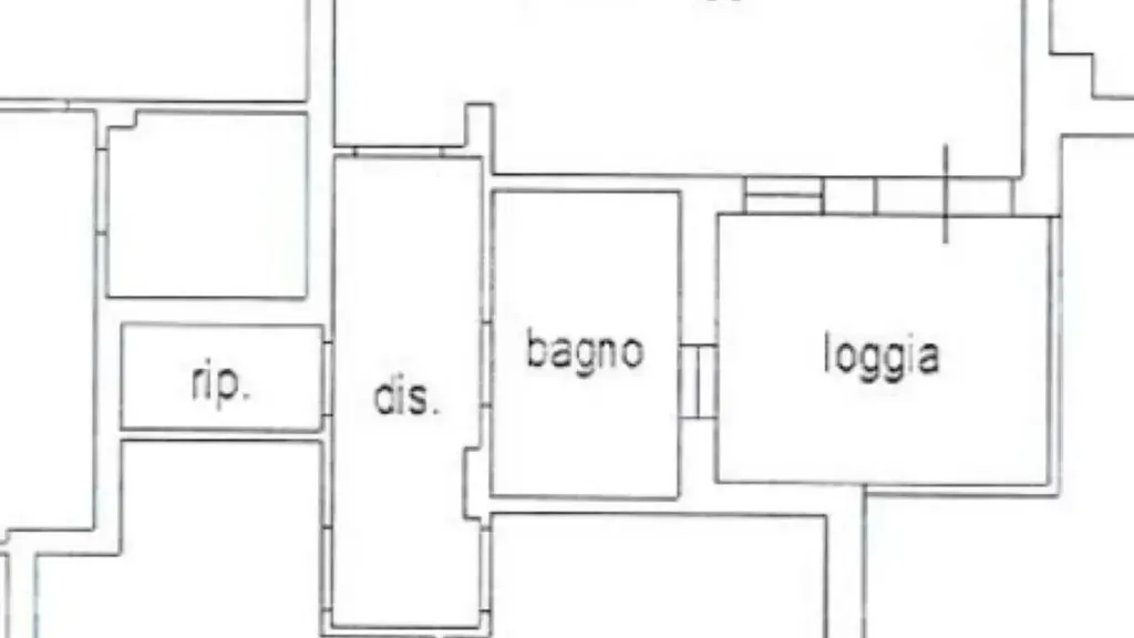 Plaan - Semi-New Apartment with Balcony in Serramazzoni