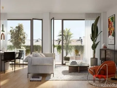 Séjour - Modern Apartment with Balcony in Porto